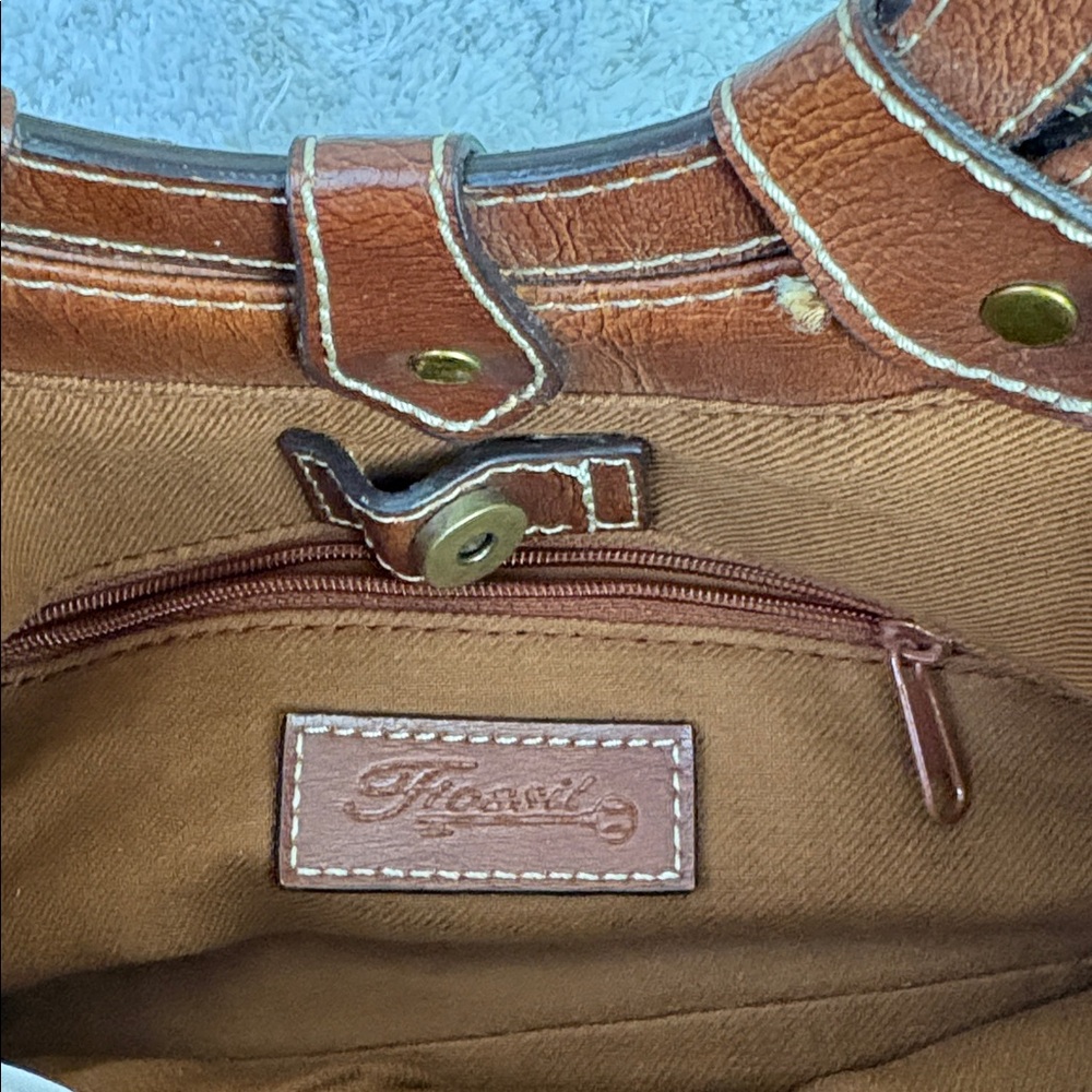 Fossil Multicolor Striped Crossbody Handbag - Picture 7 of 7